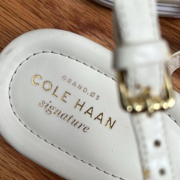 Cole Haan sandles white size 10 - Picture 3 of 12